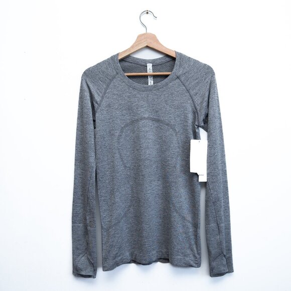 NWT Lululemon Swiftly Tech Long Sleeves Top Heather Gray - Picture 2 of 8